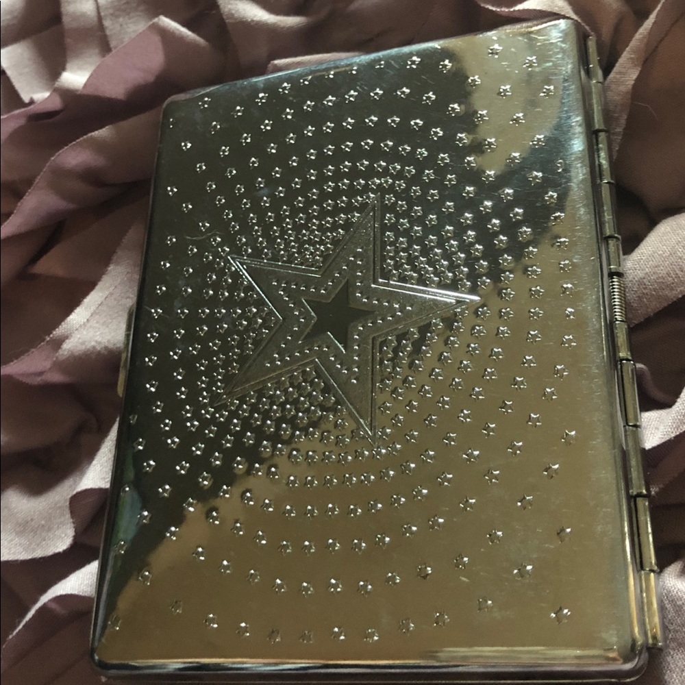 Classy Silver Star Business Card holder